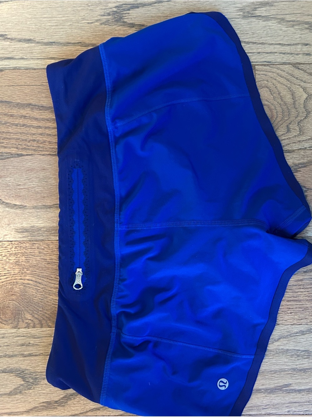 lululemon athletica deep blue performance shorts
